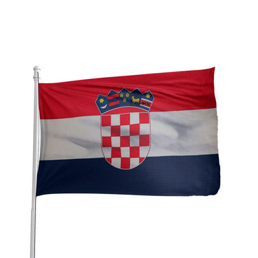 Croatia Flag 3x5 Ft - Authentic Nylon Croatian National Flag